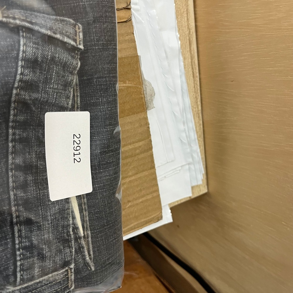 Wrangler Cargo Jeans Boys Size 12 Husky Dark Wash Denim Relaxed Fit Utility - Picture 9 of 9